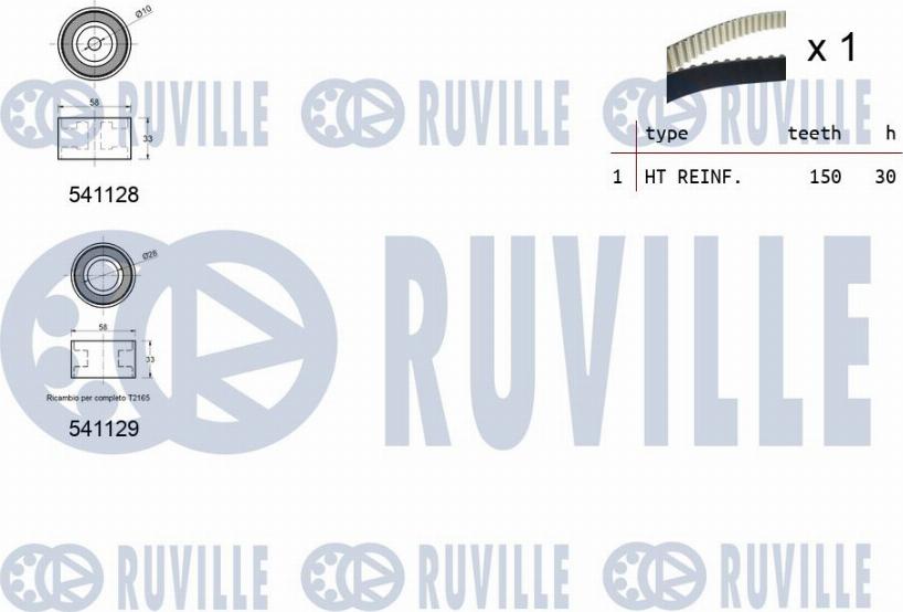 Ruville 550468 - Kit de distribution cwaw.fr