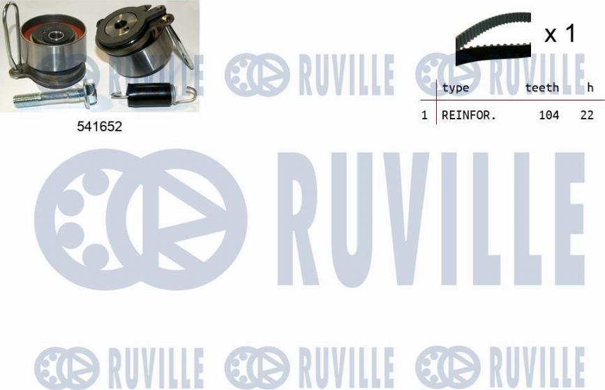 Ruville 550409 - Kit de distribution cwaw.fr