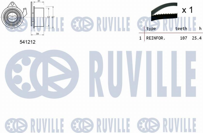 Ruville 550417 - Kit de distribution cwaw.fr