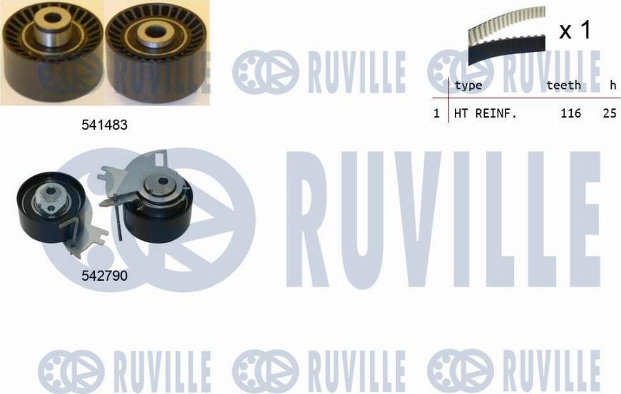 Ruville 550427 - Kit de distribution cwaw.fr