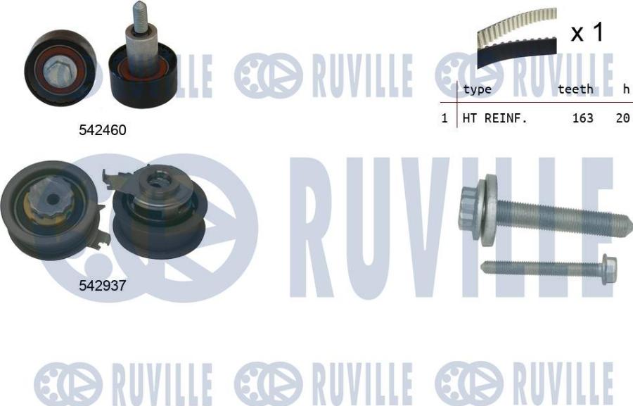 Ruville 550516 - Kit de distribution cwaw.fr