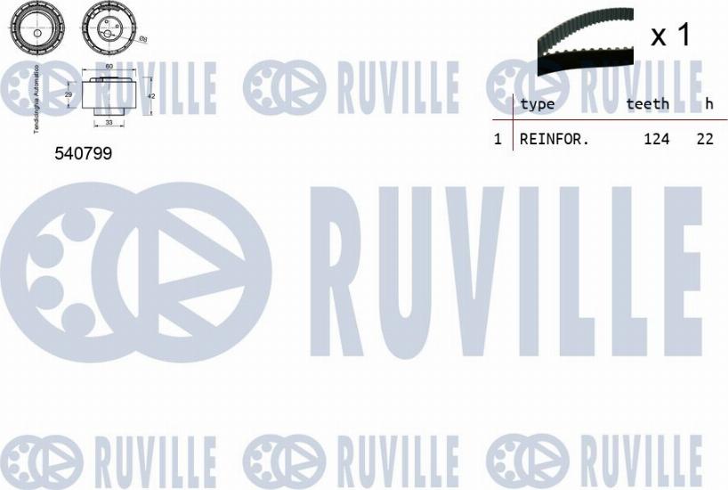 Ruville 550034 - Kit de distribution cwaw.fr