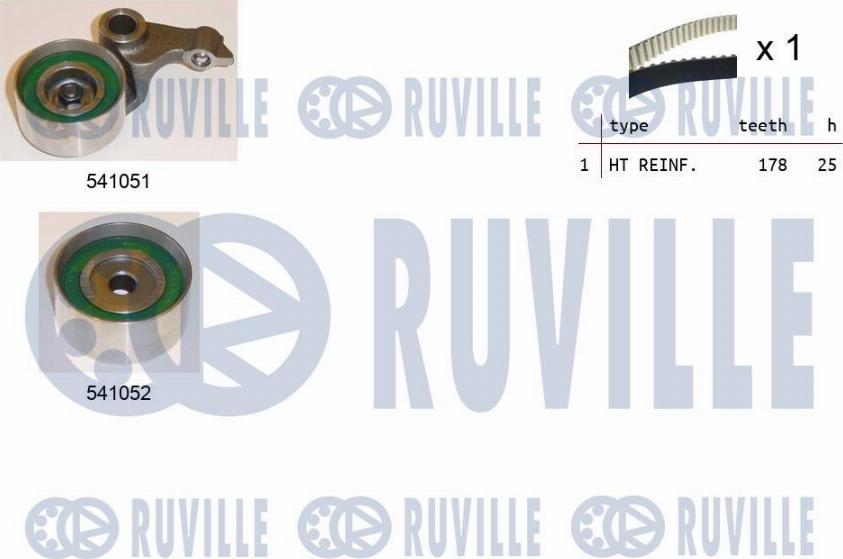 Ruville 550156 - Kit de distribution cwaw.fr