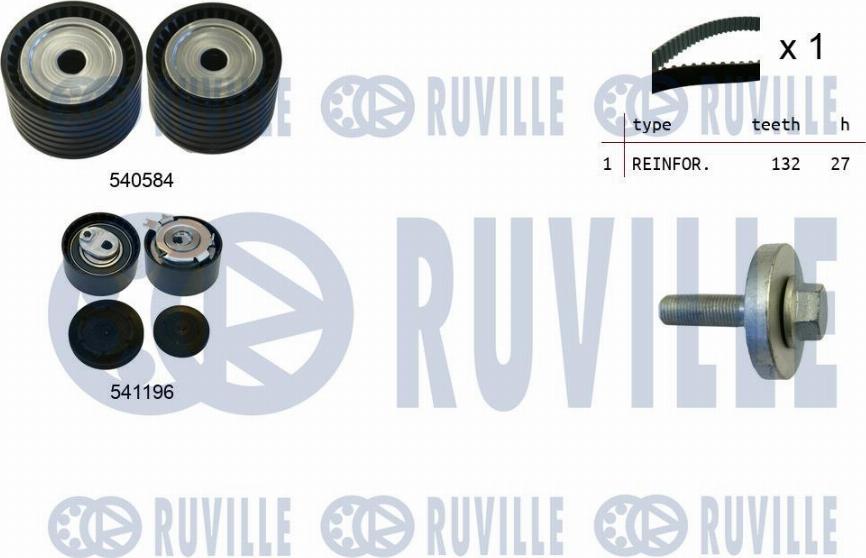 Ruville 550109 - Kit de distribution cwaw.fr