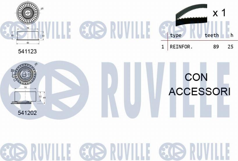 Ruville 550118 - Kit de distribution cwaw.fr