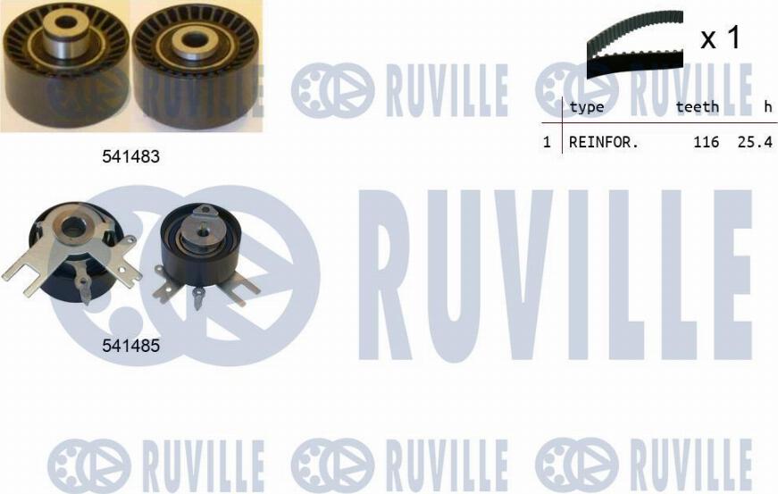 Ruville 550125 - Kit de distribution cwaw.fr