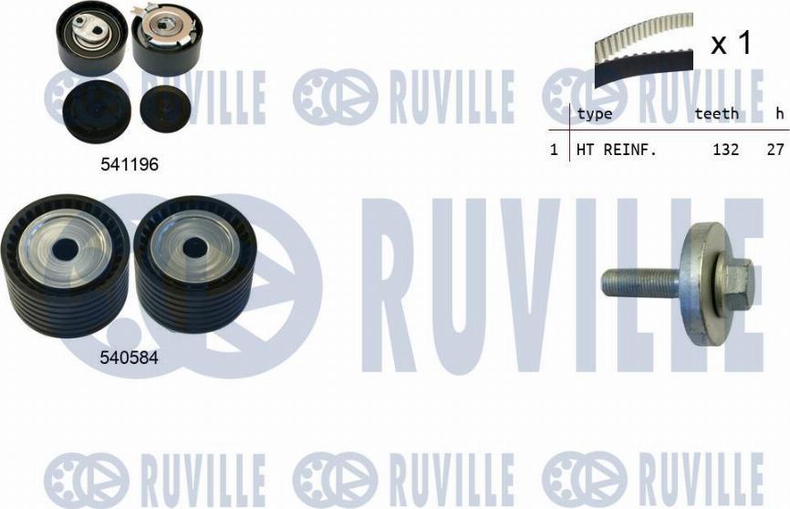 Ruville 550357 - Kit de distribution cwaw.fr