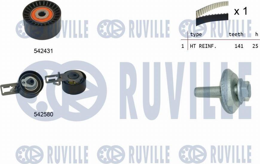 Ruville 550369 - Kit de distribution cwaw.fr