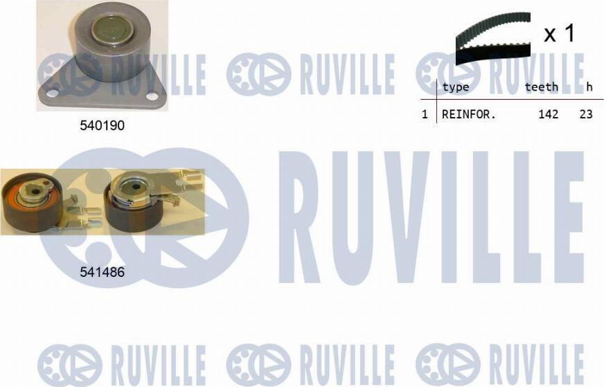 Ruville 550364 - Kit de distribution cwaw.fr