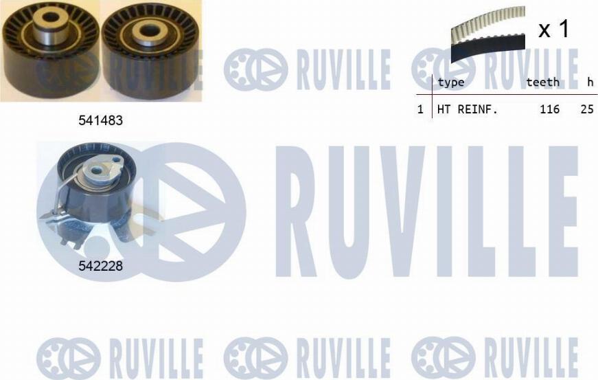 Ruville 550367 - Kit de distribution cwaw.fr