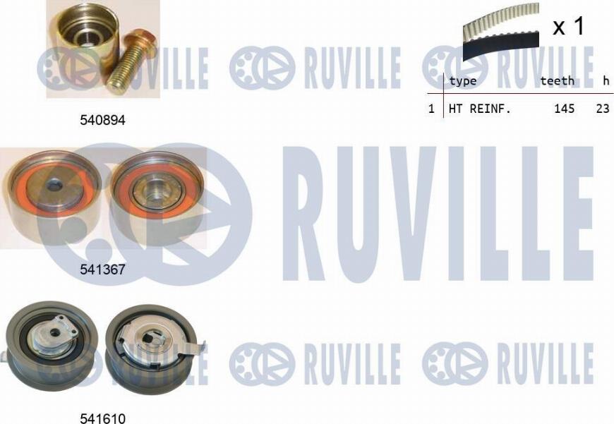 Ruville 550312 - Kit de distribution cwaw.fr