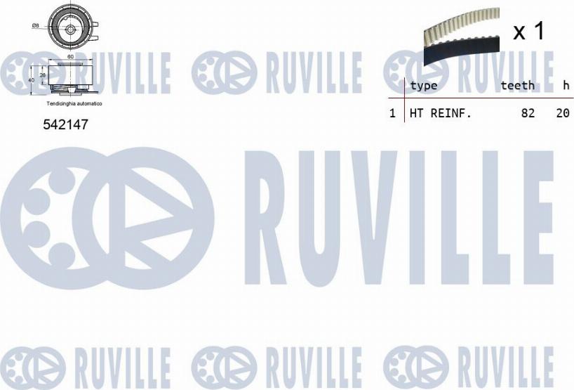 Ruville 550334 - Kit de distribution cwaw.fr