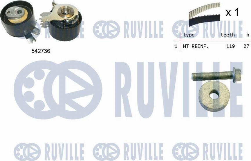 Ruville 550378 - Kit de distribution cwaw.fr