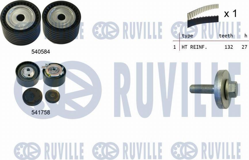 Ruville 550298 - Kit de distribution cwaw.fr