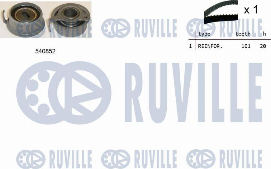 Ruville 550263 - Kit de distribution cwaw.fr