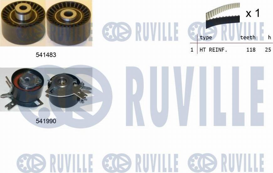 Ruville 550280 - Kit de distribution cwaw.fr