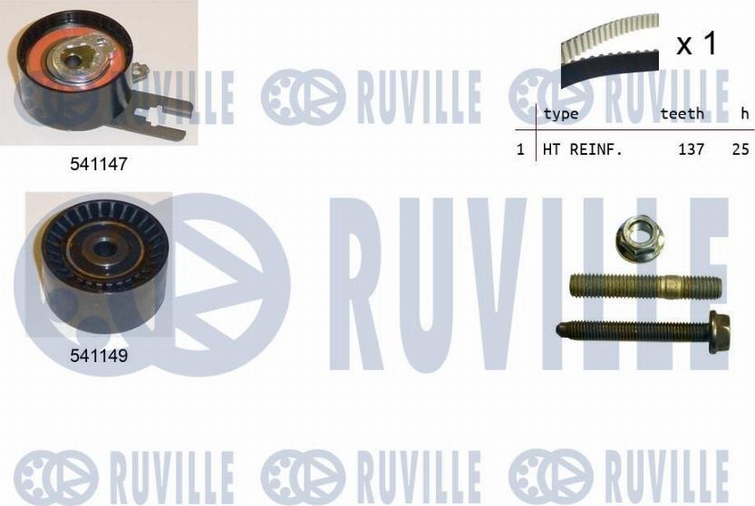 Ruville 550279 - Kit de distribution cwaw.fr