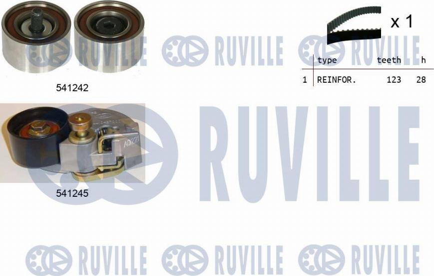 Ruville 550275 - Kit de distribution cwaw.fr