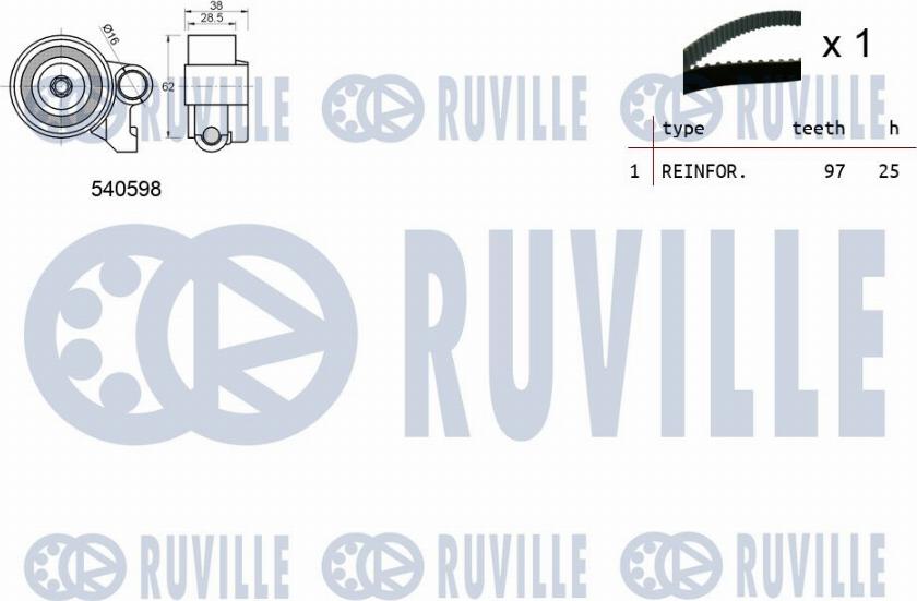 Ruville 550270 - Kit de distribution cwaw.fr