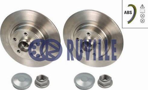 Ruville 5583BD - Disque de frein cwaw.fr