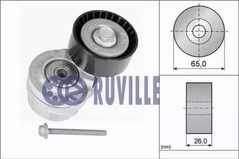 Ruville 55872 - Tendeur de courroie, courroie trapézoïdale à nervures cwaw.fr