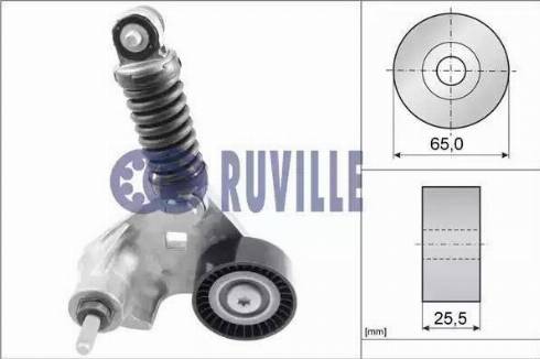 Ruville 55256 - Tendeur de courroie, courroie trapézoïdale à nervures cwaw.fr