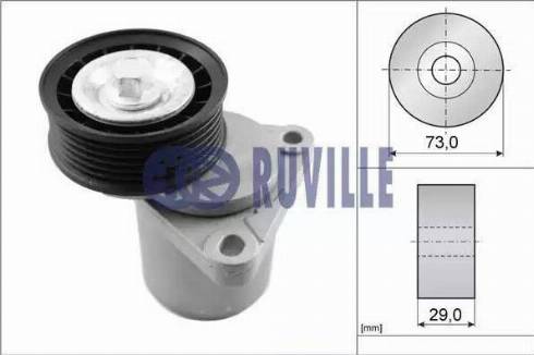 Ruville 55252 - Tendeur de courroie, courroie trapézoïdale à nervures cwaw.fr