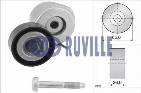 Ruville 55237 - Tendeur de courroie, courroie trapézoïdale à nervures cwaw.fr