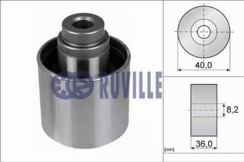 Ruville 55735 - Poulie renvoi / transmission, courroie de distribution cwaw.fr