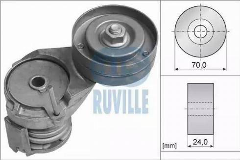 Ruville 55738 - Tendeur de courroie, courroie trapézoïdale à nervures cwaw.fr