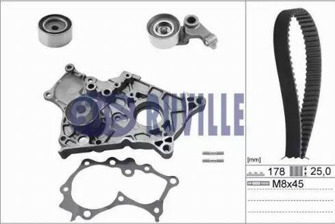 Ruville 56951701 - Pompe à eau + kit de courroie de distribution cwaw.fr