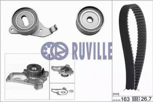 Ruville 56901701 - Pompe à eau + kit de courroie de distribution cwaw.fr