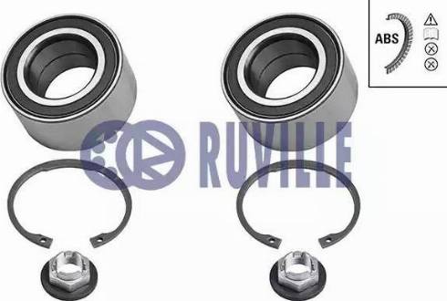 Ruville 5255D - Kit de roulements de roue cwaw.fr