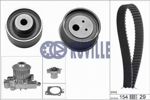 Ruville 57319701 - Pompe à eau + kit de courroie de distribution cwaw.fr