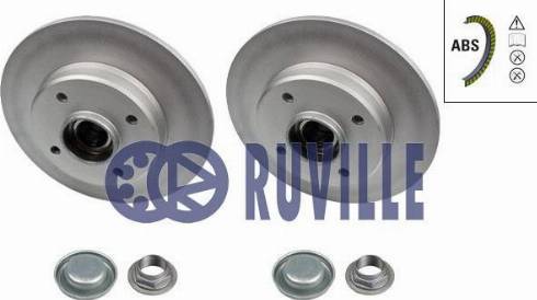 Ruville 6644BD - Disque de frein cwaw.fr