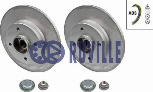 Ruville 6643BD - Disque de frein cwaw.fr