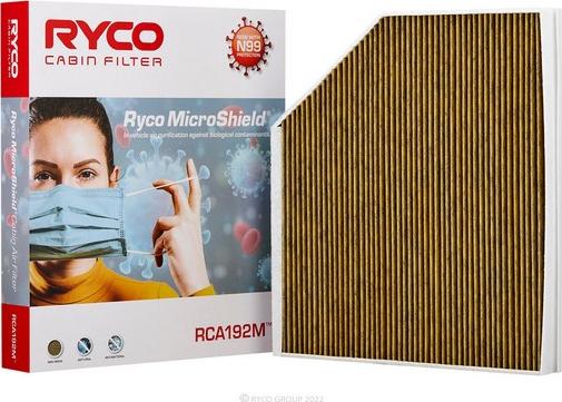 RYCO RCA192M - Filtre, air de l'habitacle cwaw.fr