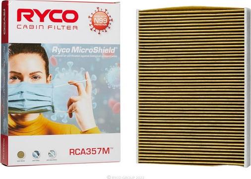 RYCO RCA357M - Filtre, air de l'habitacle cwaw.fr