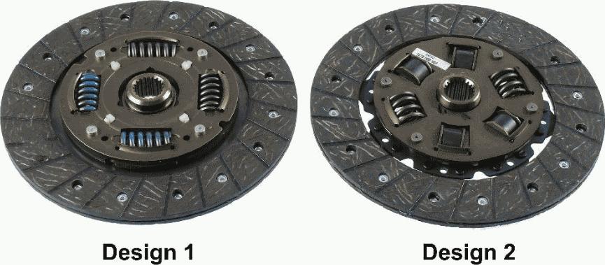 SACHS 1878 600 904 - Disque d'embrayage cwaw.fr