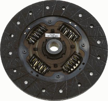 SACHS 1878 600 903 - Disque d'embrayage cwaw.fr