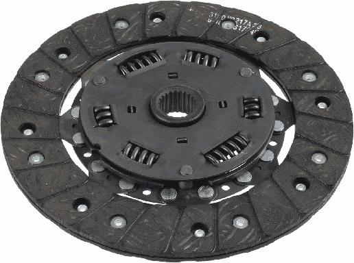 SACHS 1878 600 662 - Disque d'embrayage cwaw.fr