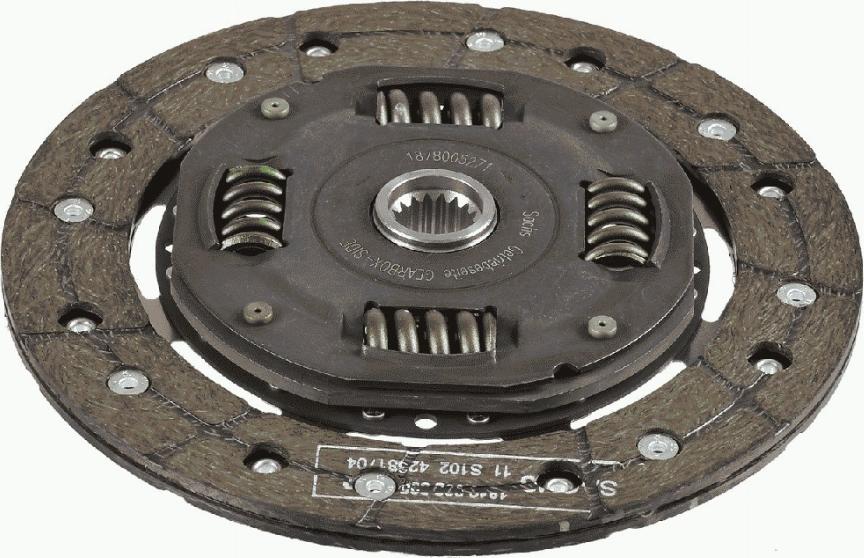 SACHS 1878 005 271 - Disque d'embrayage cwaw.fr