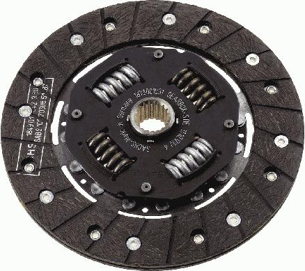 SACHS 1 878 001 031 - Disque d'embrayage cwaw.fr