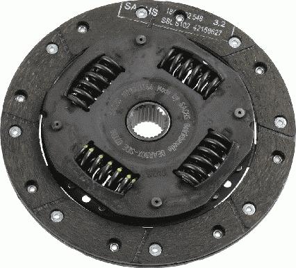 SACHS 1878 003 644 - Disque d'embrayage cwaw.fr