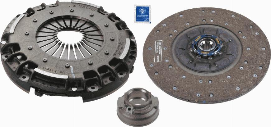 SACHS 3400 124 301 - Kit d'embrayage cwaw.fr