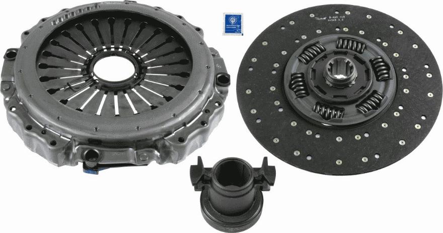 SACHS 3400 122 501 - Kit d'embrayage cwaw.fr