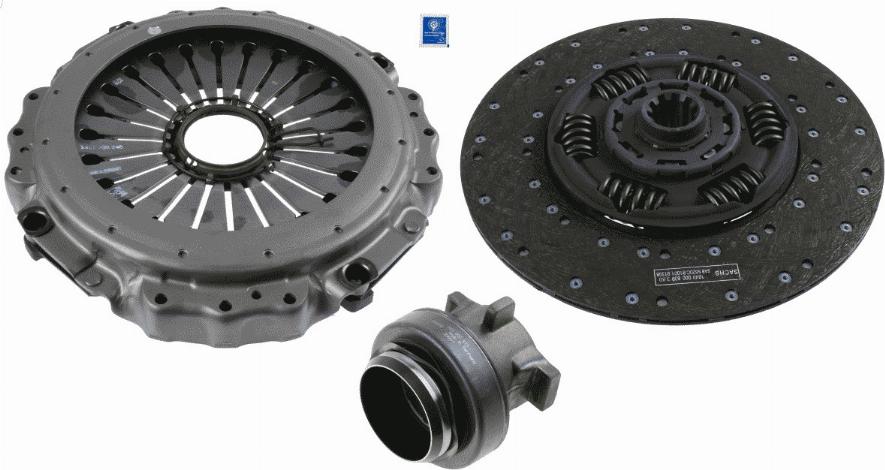 SACHS 3400 700 445 - Kit d'embrayage cwaw.fr