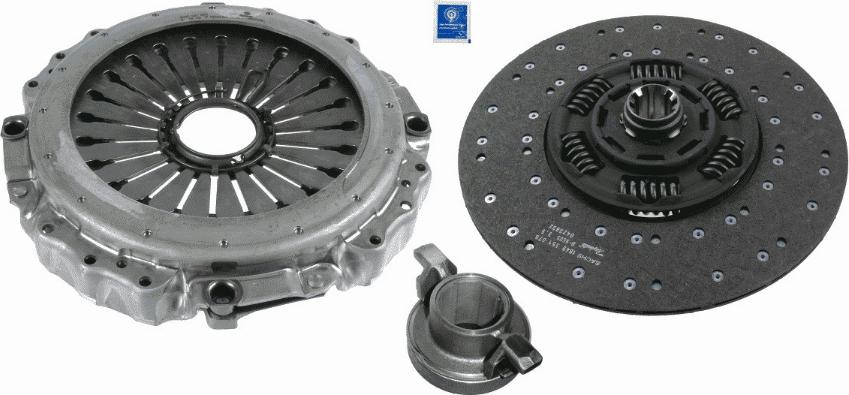 SACHS 3400 700 349 - Kit d'embrayage cwaw.fr