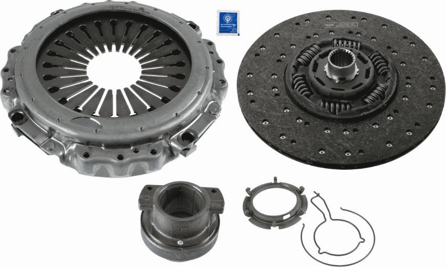 SACHS 3400 700 356 - Kit d'embrayage cwaw.fr