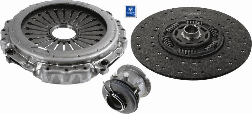 SACHS 3400 710 004 - Kit d'embrayage cwaw.fr